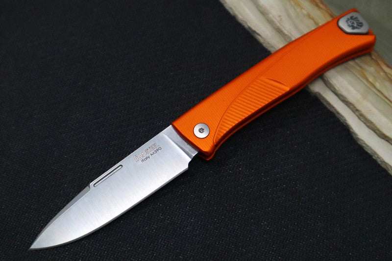 Lionsteel Thrill Slip Joint - Orange Aluminum Handle / M390 Steel - TLAOS