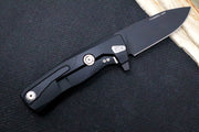 Lionsteel ROK Flipper - Black Anodized Aluminum Handle - ROK-A-BB - Northwest Knives