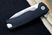 Lionsteel ROK Flipper - Black Anodized Aluminum Handle - ROK-A-BS - Northwest Knives