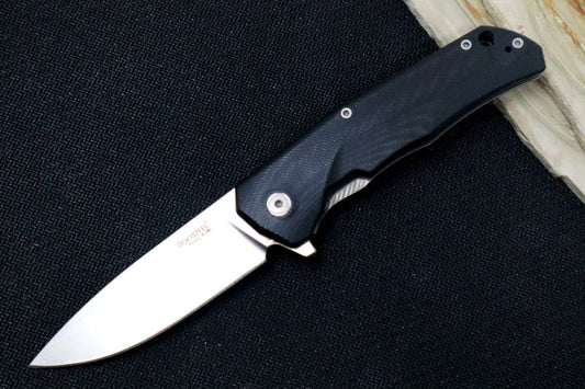 Lionsteel TRE Three Rapid Exchange Titanium Flipper - Black G10 Handle - TRE-GBK