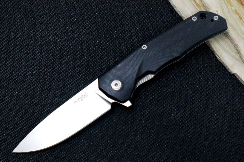Lionsteel TRE Three Rapid Exchange Titanium Flipper - Black G10 Handle - TRE-GBK - Northwest Knives