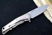 Lionsteel TRE Three Rapid Exchange Titanium Flipper - Black G10 Handle - TRE-GBK - Northwest Knives