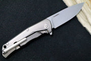 Lionsteel TRE Three Rapid Exchange Titanium Flipper - Green G10 Handle - TRE-GGR - Northwest Knives