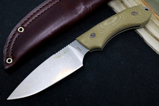 Bradford Knives Guardian 4  Knife | Green Micarta Handle | Northwest Knives