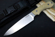 Bradford Knives Guardian 6 - 3D OD Green Micarta Handle / Stonewash Finish / CPM-3V Blade / Full Height Flat Grind 6FH-102-3V - Northwest Knives