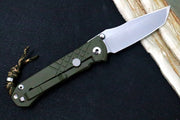 Chris Reeve Umnumzaan Exclusive - Tanto Blade / Magnacut / OD Green Cerakote Handle / Camo Lanyard with Bead UMN-1016-T - Northwest Knives