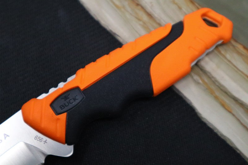 Buck 656 Pursuit Pro Hunting Knife - CPM-S35VN Blade / Orange & Black Versaflex Handle / Nylon Sheath 12751 - Northwest Knives