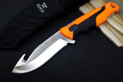 Buck 657 Pursuit Pro Hunting Knife - CPM-S35VN Blade with Guthook / Orange & Black Versaflex Handle / Nylon Sheath 12752 - Northwest Knives