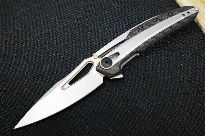 Zero Tolerance 0990 - CPM-20CV Steel / Spear Point Blade / Carbon Fiber & Steel Handle
