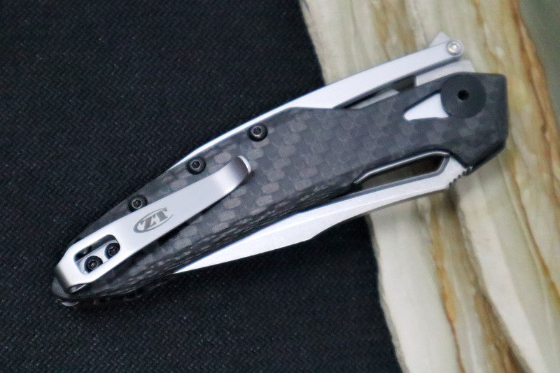 Zero Tolerance 0990 - CPM-20CV Steel / Spear Point Blade / Carbon Fiber & Steel Handle