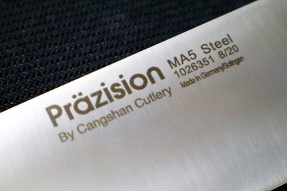 Cangshan Cutlery Prazision Series 8" Chef - M5 German Steel - Dark Walnut Handle - Made in Solingen, Germany 1026351