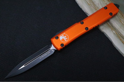 Microtech Ultratech OTF - Double Edge / Black Blade / Orange Handle 122-1OR