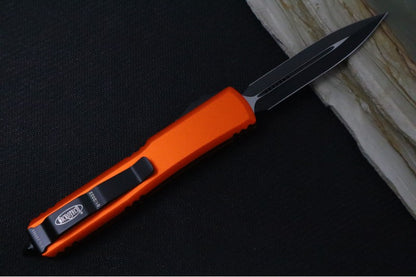 Microtech Ultratech OTF - Double Edge / Black Blade / Orange Handle 122-1OR