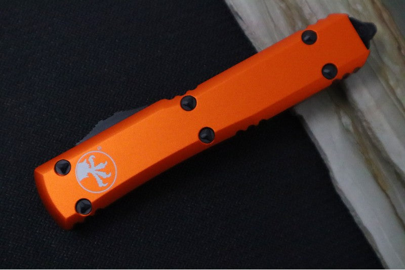 Microtech Ultratech OTF - Double Edge / Black Blade / Orange Handle 122-1OR