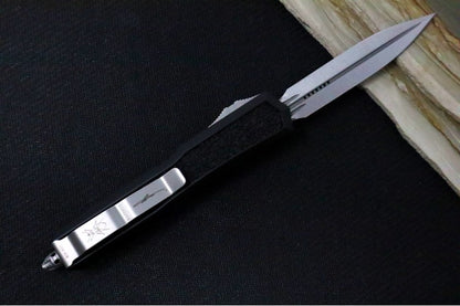 Microtech Makora 2 |  Black Anodized Aluminum Handle with Grip-Tape Inlays | Stonewash Blade | Northwest Knives