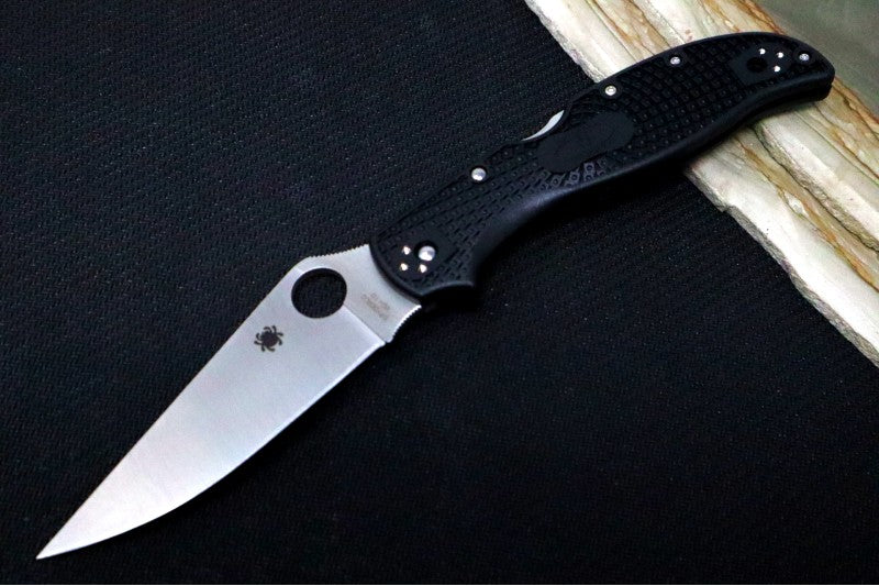 Spyderco Stretch 2 XL Lightweight - Black FRN Handle / Satin Blade / VG-10 Steel - C258PBK