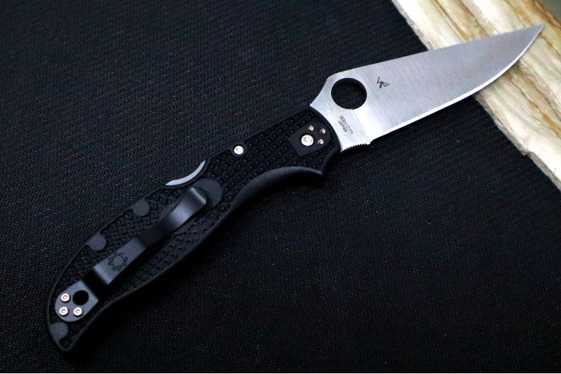 Spyderco Stretch 2 XL Lightweight - Black FRN Handle / Satin Blade / VG-10 Steel - C258PBK - Northwest Knives