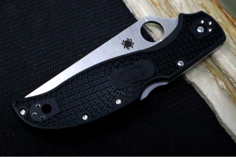 Spyderco Stretch 2 XL Lightweight - Black FRN Handle / Satin Blade / VG-10 Steel - C258PBK