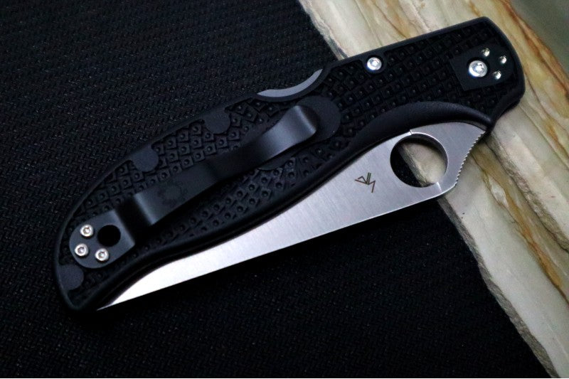 Spyderco Stretch 2 XL Lightweight - Black FRN Handle / Satin Blade / VG-10 Steel - C258PBK