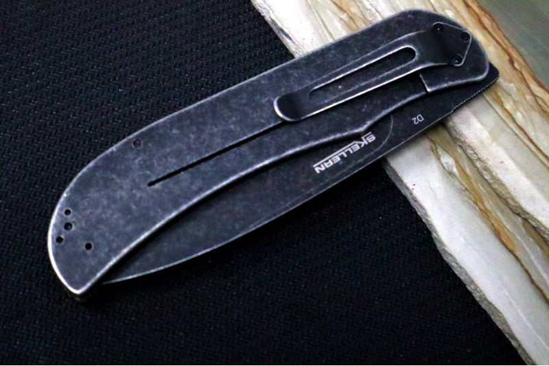 Boker Plus Exskelibur - Olive Green Micarta Handle / Dark Stonewash Blade / D2 Steel 01BO359