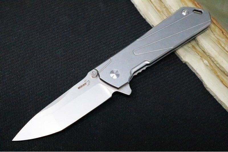 Boker Plus Kihon - Stainless Steel Handle / Stonewashed Blade / D2 Steel 01BO764