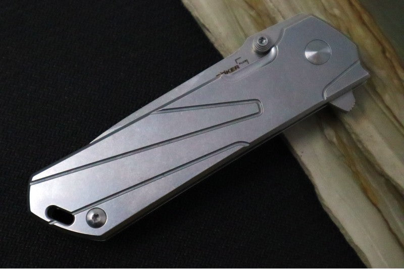 Boker Plus Kihon - Stainless Steel Handle / Stonewashed Blade / D2 