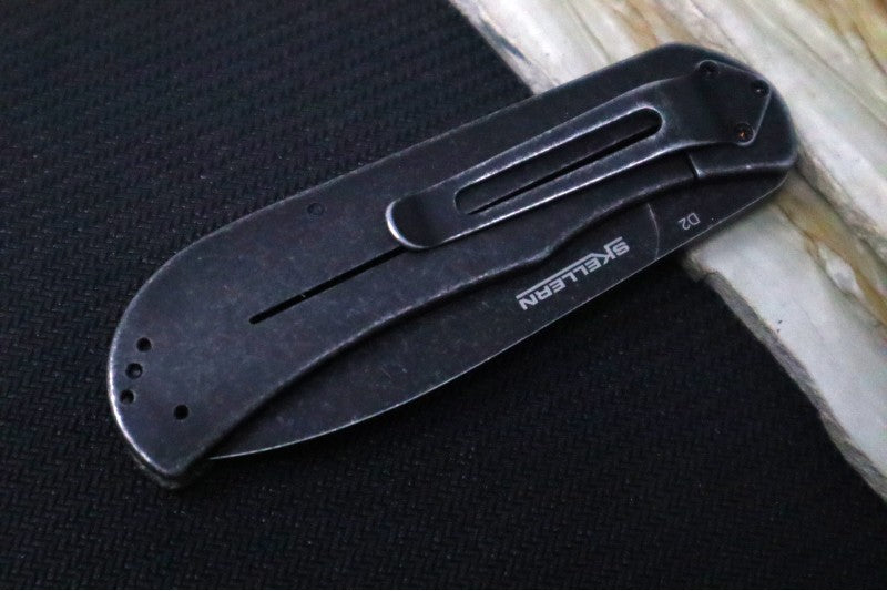 Boker Plus Exskelibur II - Olive Green Micarta Handle / Dark Stonewash Blade / D2 Steel 01BO367