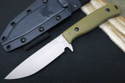 Benchmade 539GY Anonimus Fixed Blade - CPM-CruWear / Drop Point / OD Green G-10 Handle - Northwest Knives