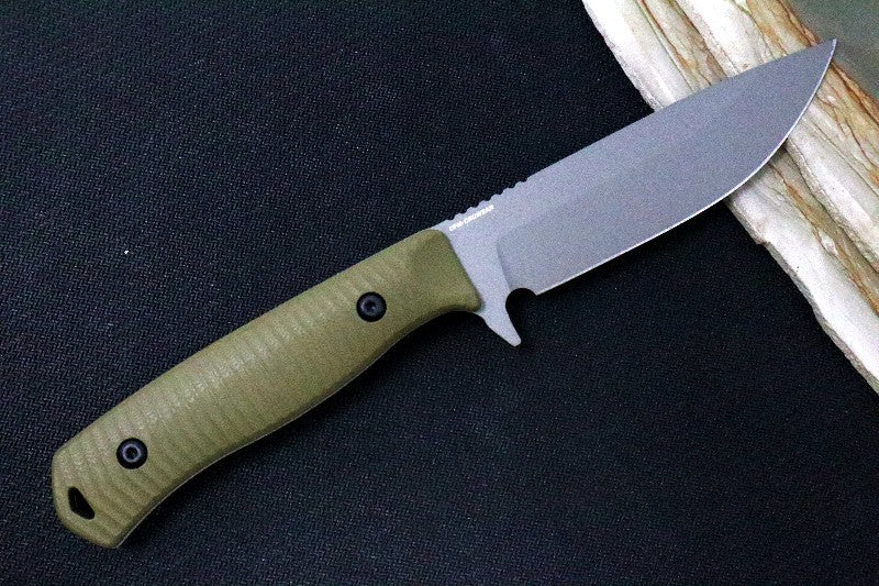 Benchmade 539GY Anonimus Fixed Blade - CPM-CruWear / Drop Point / OD Green G-10 Handle