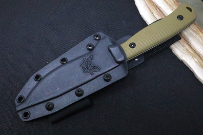 Benchmade 539GY Anonimus Fixed Blade - CPM-CruWear / Drop Point / OD Green G-10 Handle