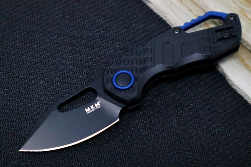 Maniago Knife Makers Isonzo - Black Clip Point Blade / M390 or N690 Steel / Black FRN Handle MK-FX03-3PBK