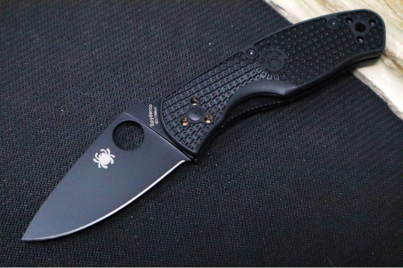 Spyderco Persistence - Black FRN Handle / Black Blade / 8Cr13MoV - C136PBBK - Northwest Knives