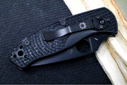 Spyderco Persistence - Black FRN Handle / Black Blade / 8Cr13MoV - C136PBBK - Northwest Knives