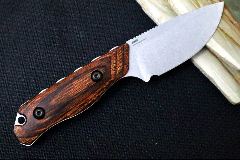 Benchmade 15017 Hidden Canyon Hunter - CPM-S30V Blade / Drop Point Blade / Stabilized Wood Handle - Northwest Knives