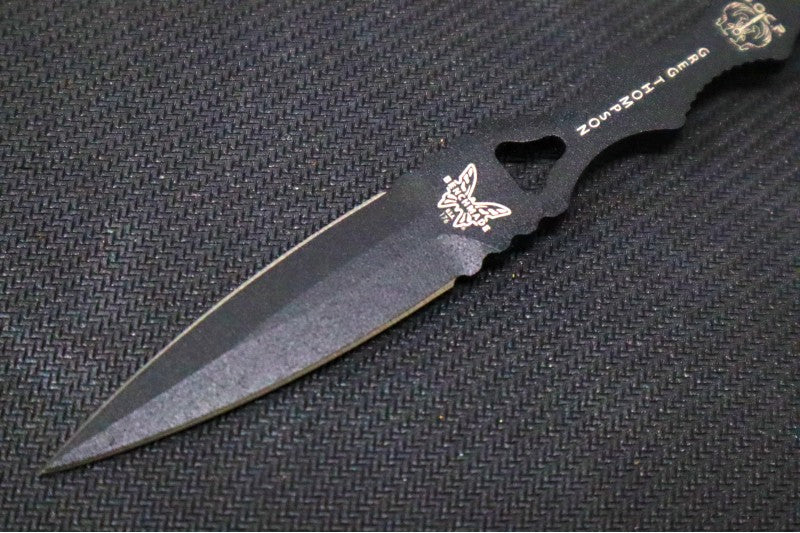 Benchmade 176BKSN SOCP Dagger - Black Fixed Blade / Sand Sheath