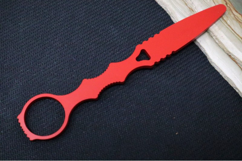 Benchmade 176T SOCP Dagger - Red Trainer / Sand Sheath