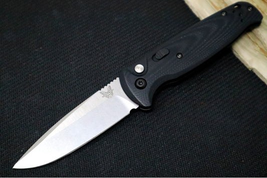 3.40" Drop Point Blade Knife | Black G10 Handle | Automatic Opening Push Button | Northwest Knives