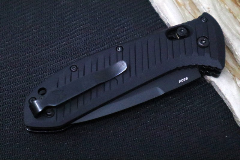 Benchmade 5700SBK Presidio Knife - Black Partial Serrated Edge - Automatic - Northwest Knives