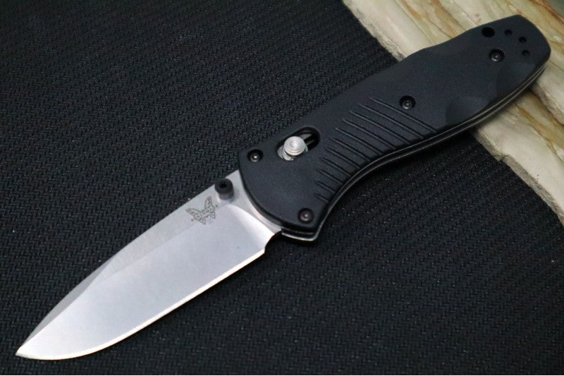 Benchmade 585 Mini-Barrage Assisted Open - Satin Blade / Black Handle - Northwest Knives