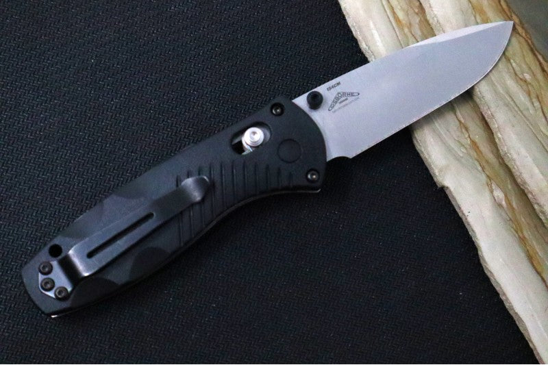 Benchmade 585 Mini-Barrage Assisted Open - Satin Blade / Black Handle