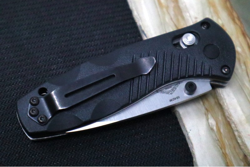 Benchmade 585 Mini-Barrage Assisted Open - Satin Blade / Black Handle