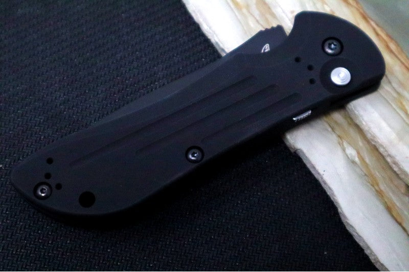 Benchmade 9101SBK Auto Stryker - Black Tanto Blade with Partial Serrate- Automatic