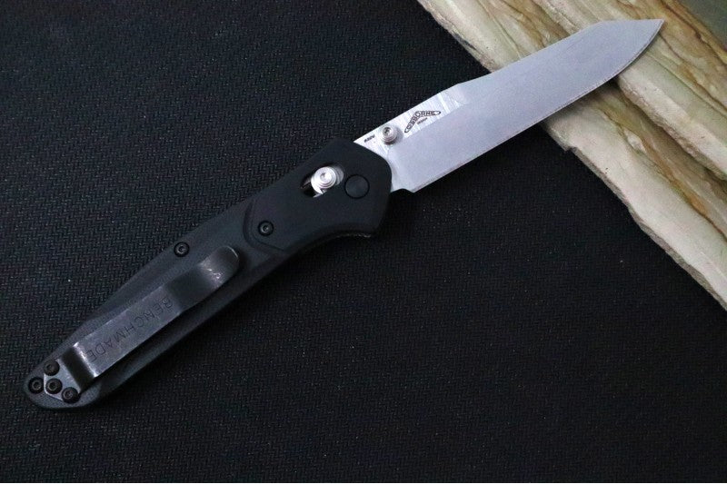 Benchmade Osborne Knife With Black Handle | Satin Blade | Northwest Knives