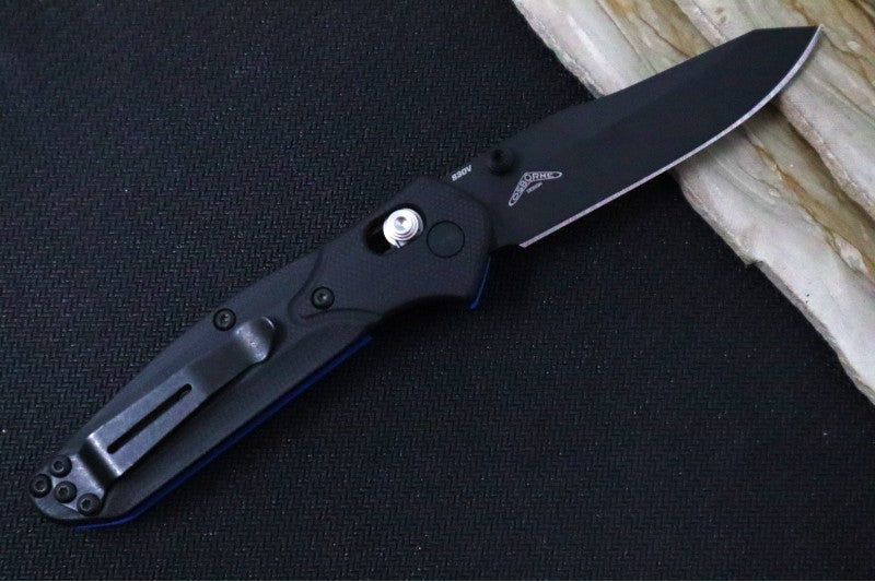 Benchmade 945BK-1 Mini Osborne - Black Blade / Black Handle