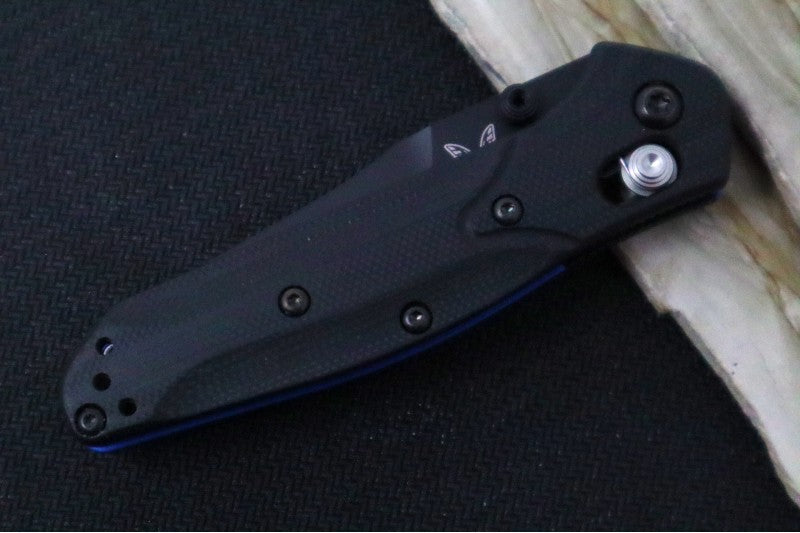 Benchmade 945BK-1 Mini Osborne - Black Blade / Black Handle - Northwest Knives