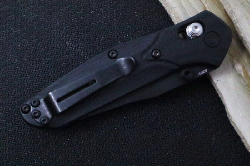 Benchmade 945BK-1 Mini Osborne - Black Blade / Black Handle - Northwest Knives