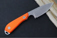 Paracord Orange Handle Grip | White River Knives Backpacker | Northwest Knives