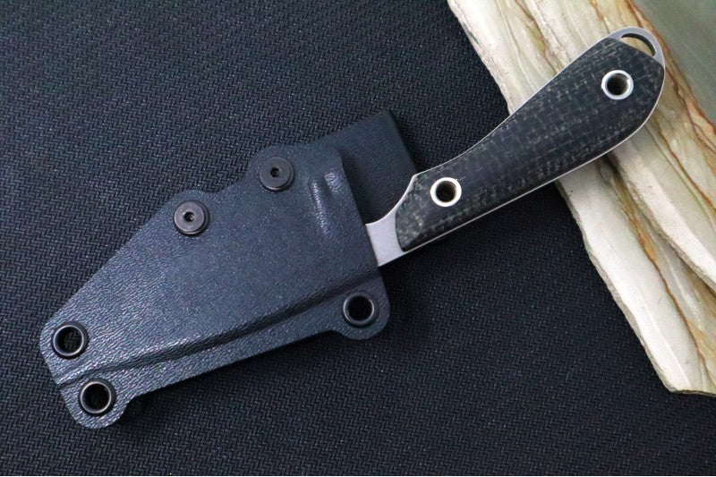 White River Knives Caper - Black Burlap Micarta Handle / CPM-S35VN Blade WRCPR-BBL - Northwest Knives