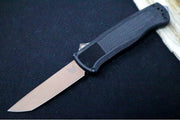 Benchmade 5370FE Shootout OTF - Flat Earth Coated Blade / Tanto Style / Black CF-Elite Handle - Northwest Knives