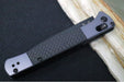 Black Carbon Fiber & Silver Aluminum Handle | Benchmade Auto Fact | Northwest Knives